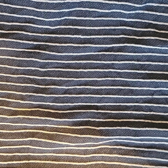 Socialite Navy Blue And White Wide Legged Striped Lounge Pants Size Small - Picture 4 of 6